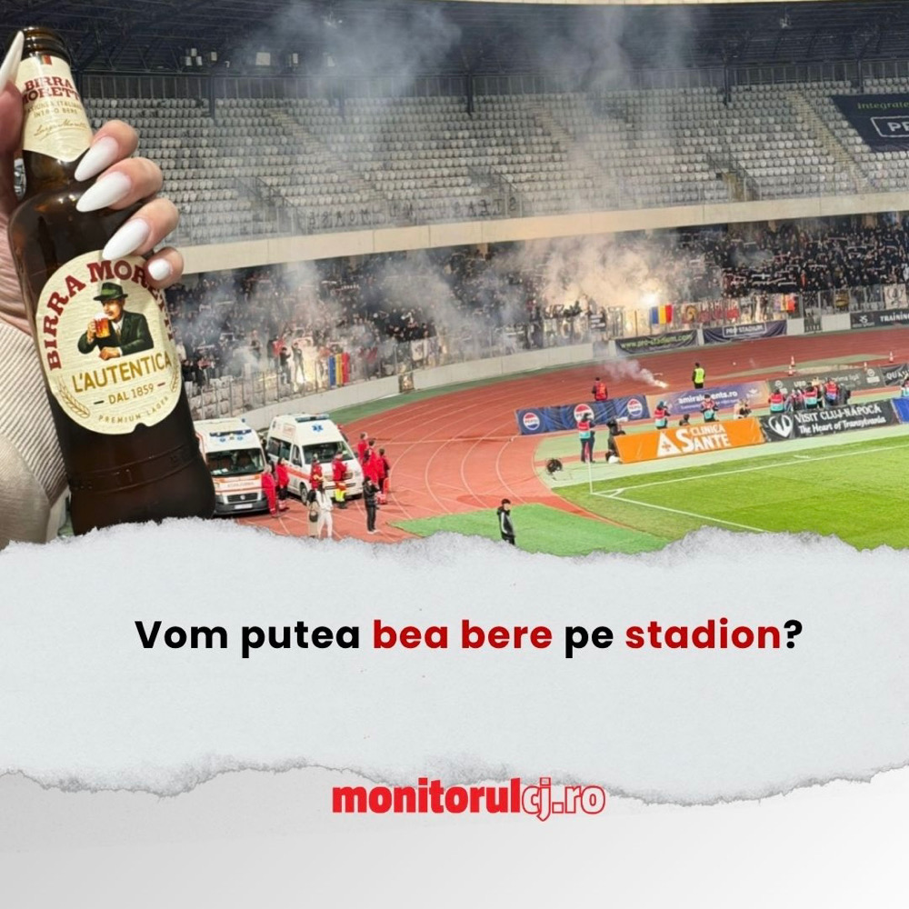 Senatorii s-au „îmbătat” la votarea legii care permitea consumul berii pe stadion!| Foto: monitorulcj.ro