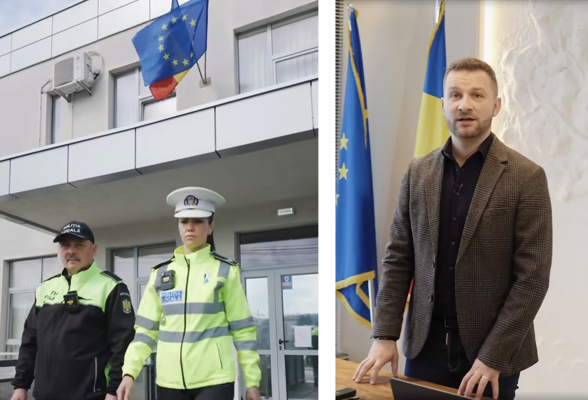 Polițiștii locali din Florești, dotați cu body-cam | Foto: Facebook, Bogdan Pivariu