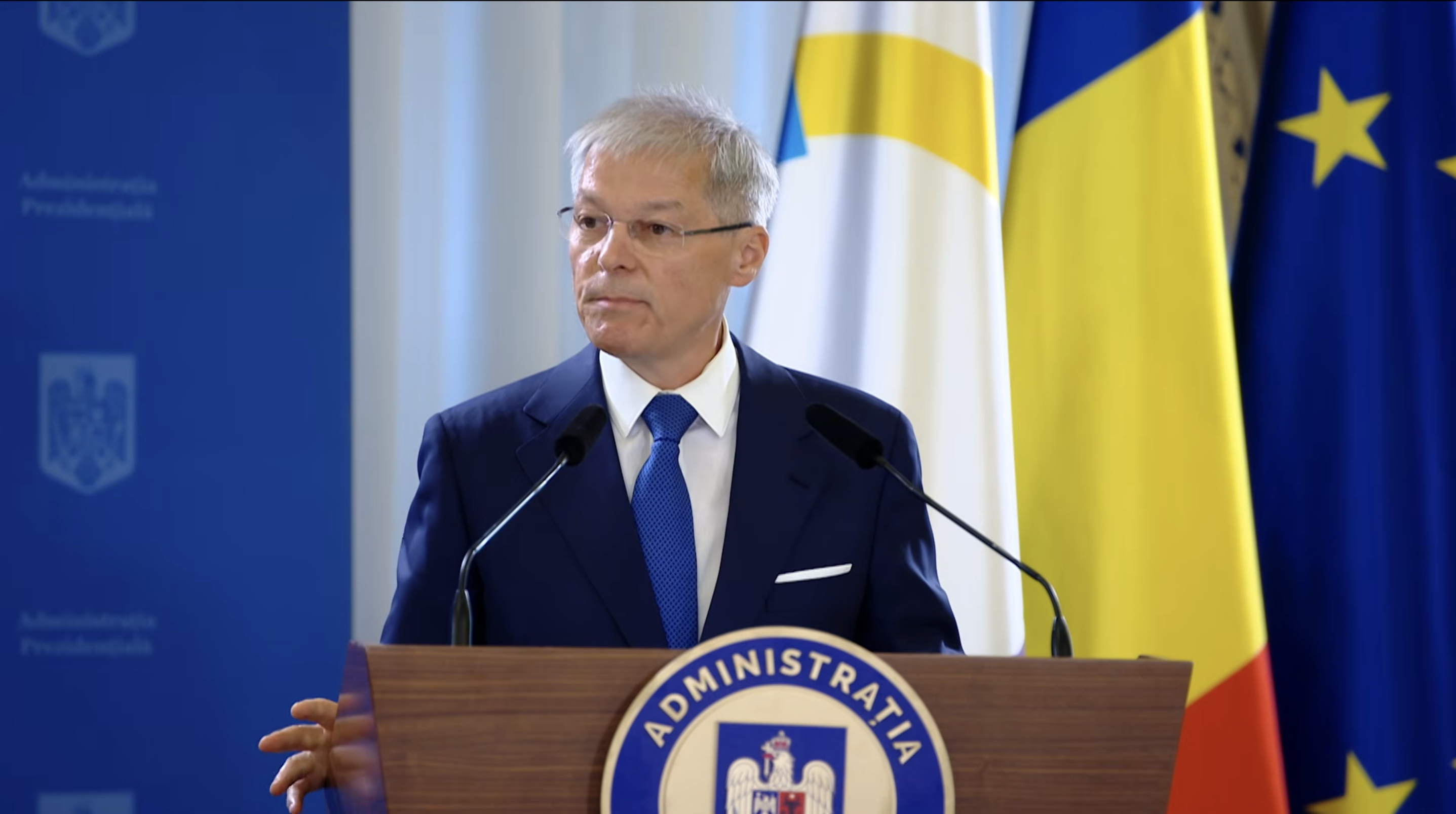 Dacian Cioloș a fost numit consilier prezidențial | Foto: Captuă video YouTube, Administrația Prezidențială
