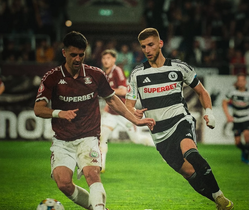 „U” Cluj este lider după victoria cu Rapid București | Foto: FC Universitatea Cluj Facebook