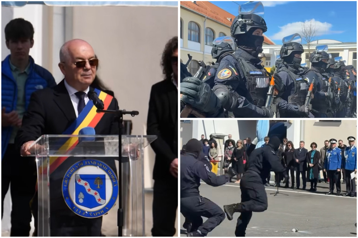 Mesaj de apreciere pentru jandarmi, la 176 de ani de la înființarea Jandarmeriei Române. | Foto: captură video, Facebook Emil Boc