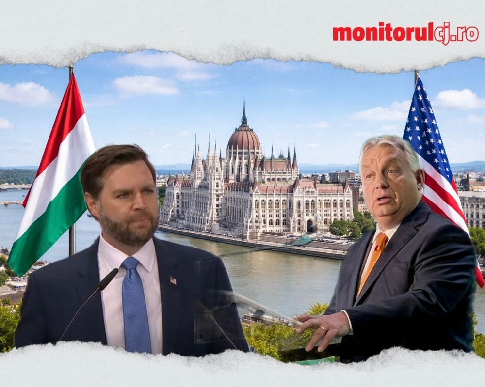 Budapesta, în centrul atenției înaintea alegerilor parlamentare, în contextul vizitei vicepreședintelui american JD Vance și al susținerii pentru premierul Viktor Orban. | Foto: colaj monitorulcj.ro