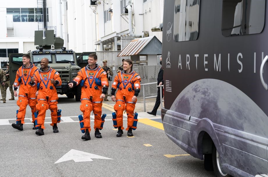 Misiunea istorică în jurul Lunii s-a încheiat cu succesEchipaj Artemis 2|Foto: NASA - Aubrey Gemignani