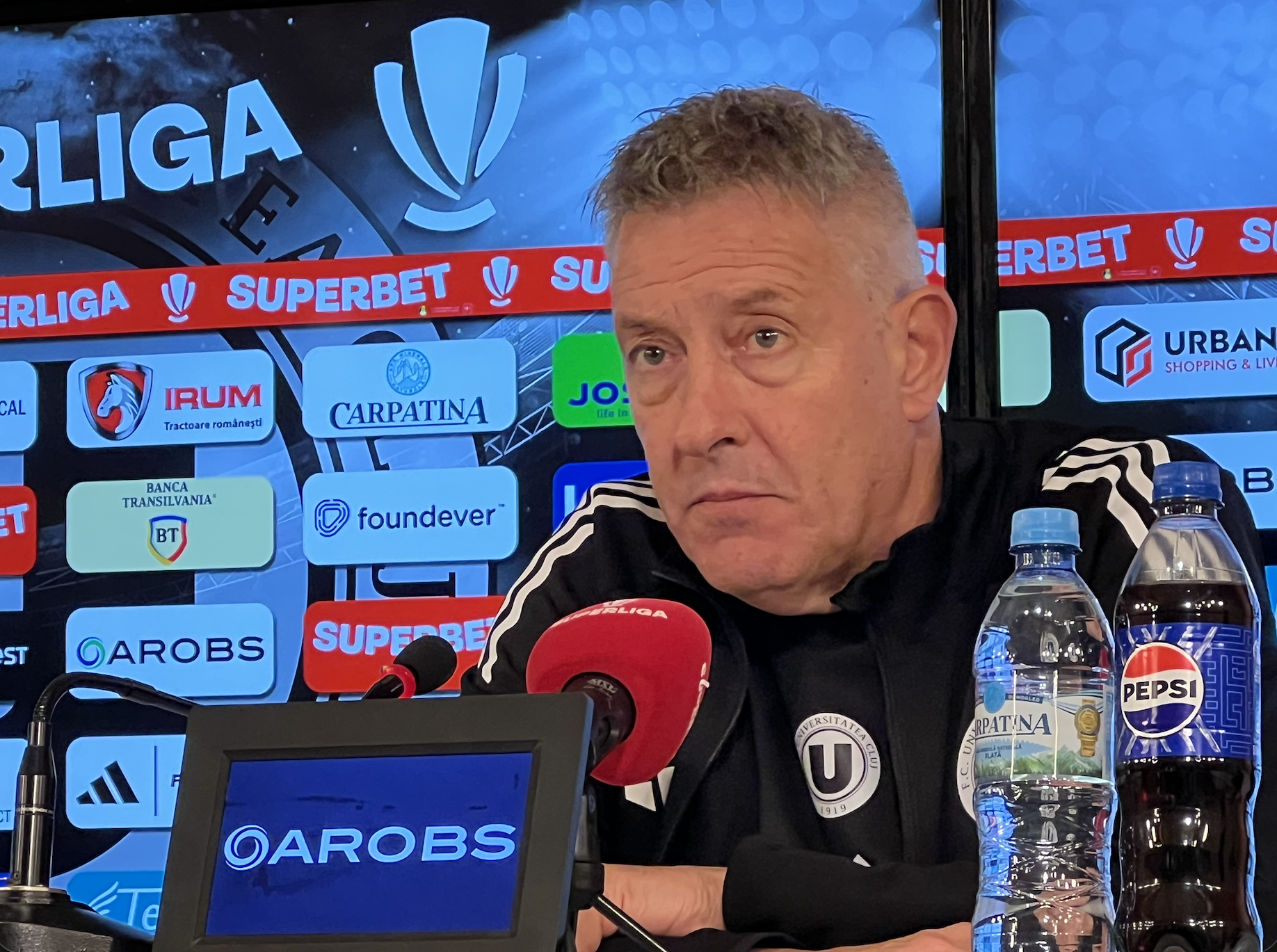 Cristiano Bergodi își dorește o victorie în derby-ul cu Universitatea Craiova | Foto: Sergiu Tămaș, monitorulcj.ro