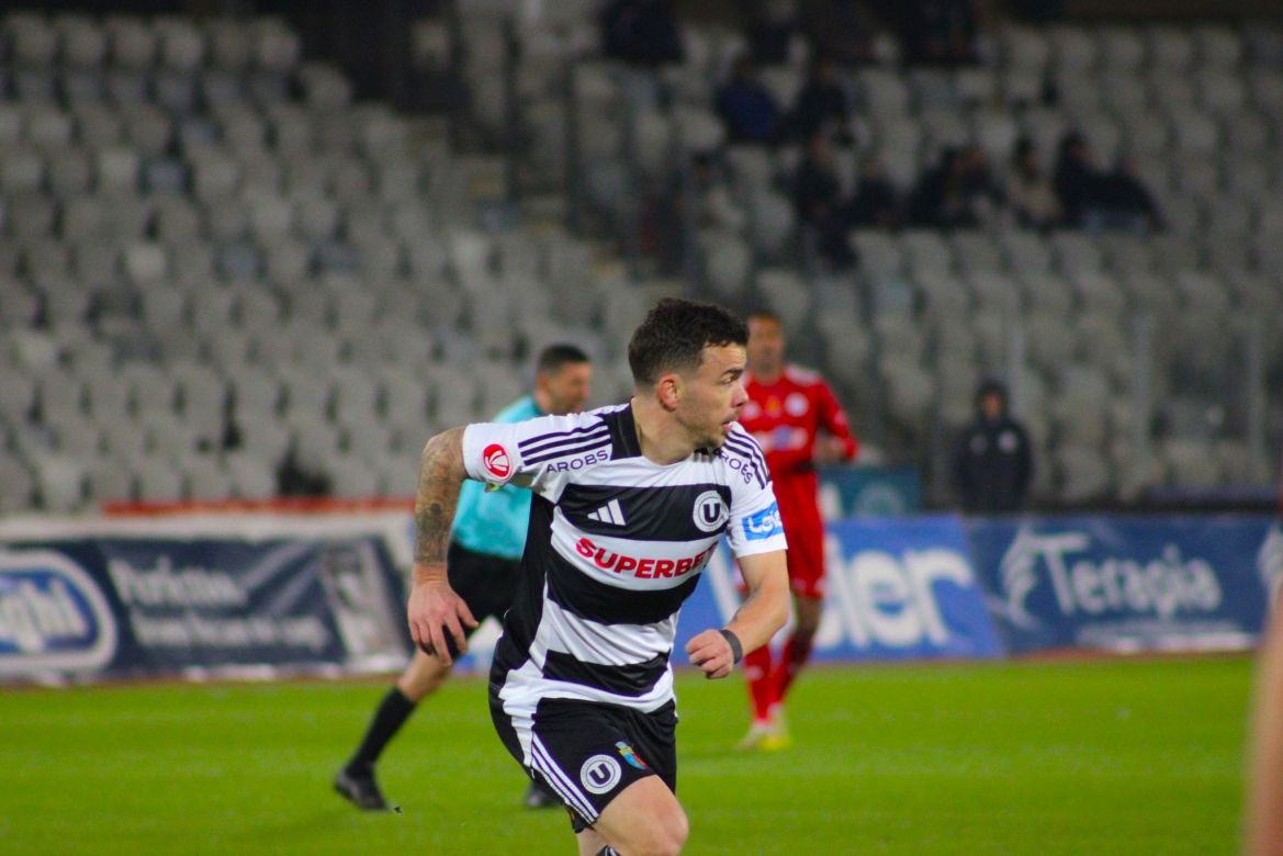 Dan Nistor joacă la U Cluj din 2023 / Foto: Mădălina IVAN