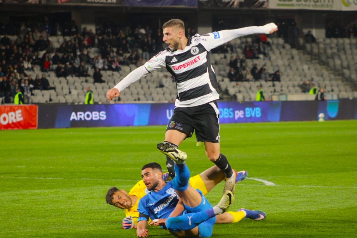 Jovo Lukic este golgheterul Superligii / Foto: Mădălina IVAN, monitorulcj.ro
