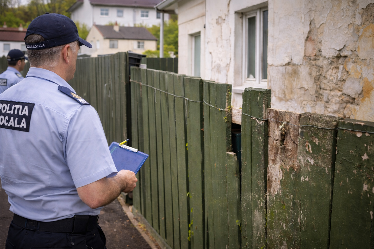 Verificări în desfășurare la nivel local pentru întreținerea fațadelor și a curților, proprietarii riscând amenzi dacă nu respectă obligațiile legale. | Foto: imagine generată cu ajutorul AI