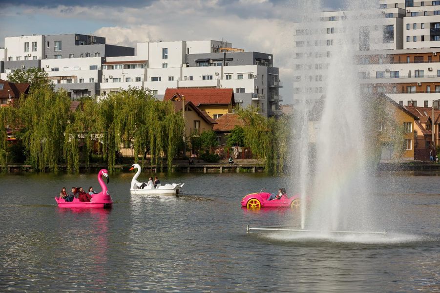 Hidrobicicletele revin pe lacurile Chios și Gheorgheni din Cluj-Napoca | Foto: Facebook, Primăria Cluj-Napoca