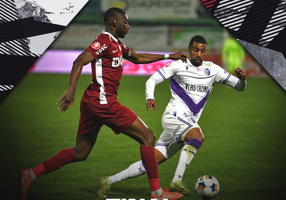 CFR Cluj a câștigat, în ultimul minut, în deplasarea cu FC Argeș | Foto: Facebook, Fotbal Club CFR 1907 CLUJ﻿