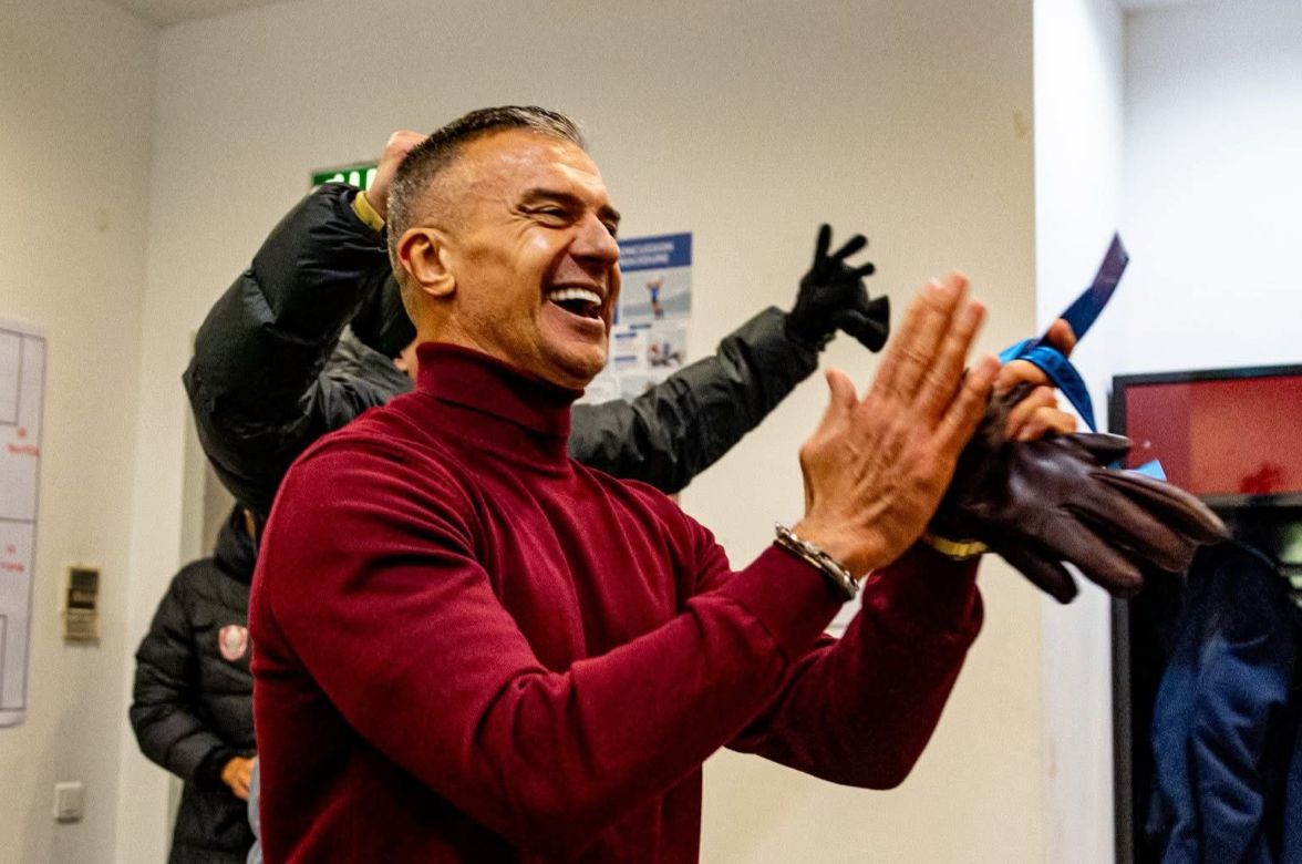 Daniel Pancu, antrenorul CFR-ului / Foto: CFR 1907 Cluj Facebook