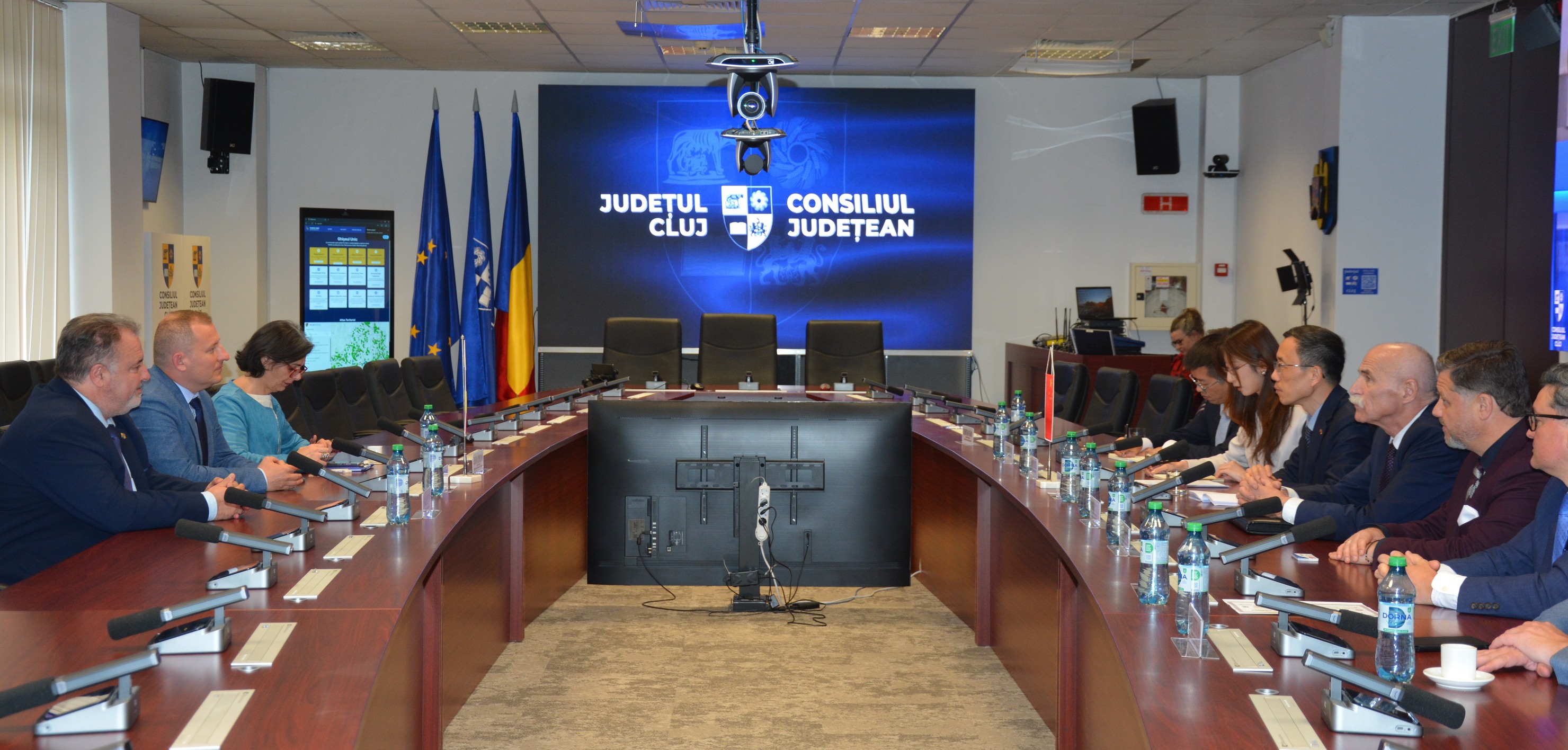 Delegație oficială chineză, în vizită la CJ Cluj | Foto: Consiliul Județean Cluj