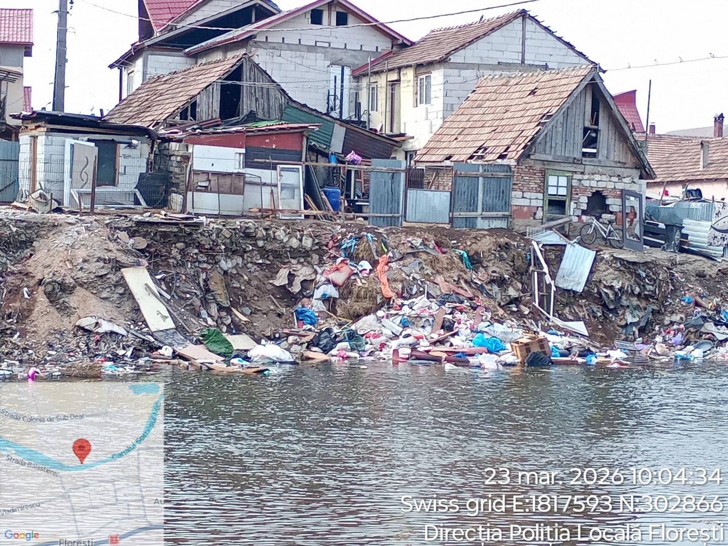 Gunoaiele aruncate în Someș, în Florești reprezintă o problemă gravă | Foto: Facebook, Bogdan Pivariu