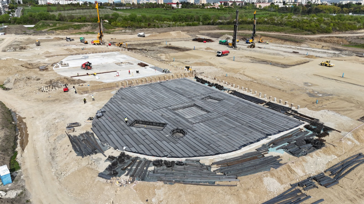 Evoluția lucrărilor la Spitalul Pediatric Monobloc din Borhanci. | Foto: Consiliul Județean Cluj