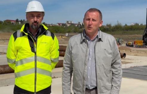 Radu Rațiu, vizită în teren pe șantierul Spitalului Pediatric Monobloc: „Este un proiect esențial pentru Cluj”|Foto: Radu Rațiu - Facebook