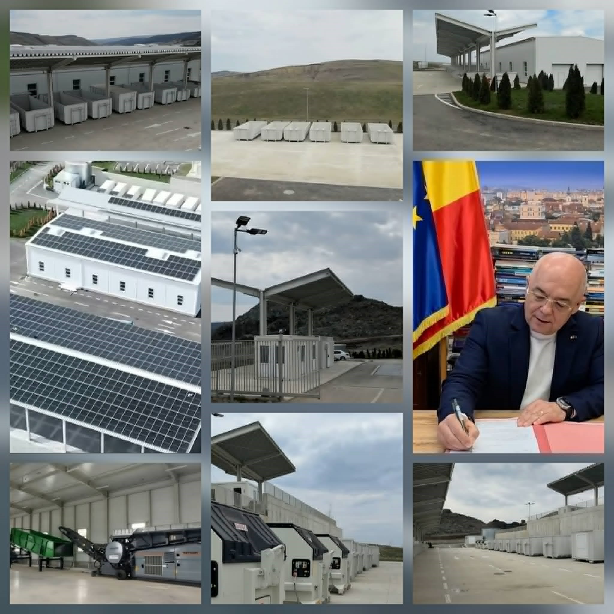 Un nou centru pentru colectarea selectivă a deșeurilor, la Cluj. Emil Boc: „Contribuie în mod direct la reducerea poluării”.