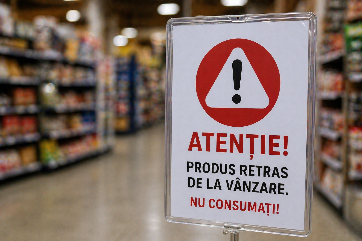 Un produs alimentar comercializat în magazinele Metro Cash & Carry România a fost retras de urgență de la vânzare, inclusiv din Cluj, după ce s-a constatat depășirea limitelor admise de aflatoxine. | Imagine generată cu ajutorul AI