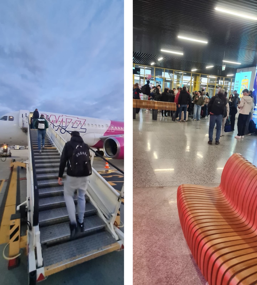 Zbor întârziat Cluj - Roma, 30 aprilie 2026  | Foto: monitorulcj.ro