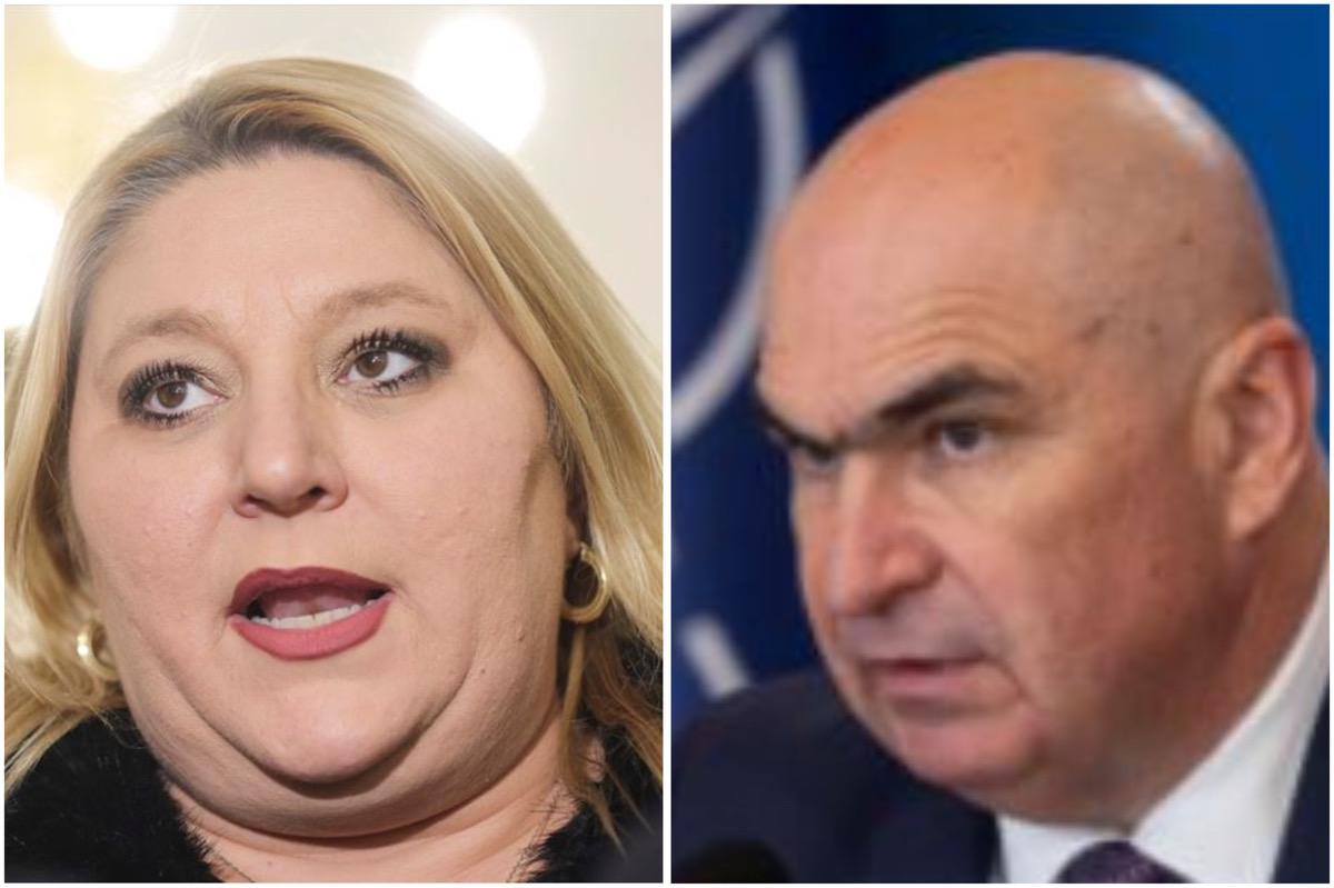Diana Șoșoacă și Ilie Bolojan, surprinși în apariții publice. | Foto: Inquam Photos / Octav Ganea | gov.ro