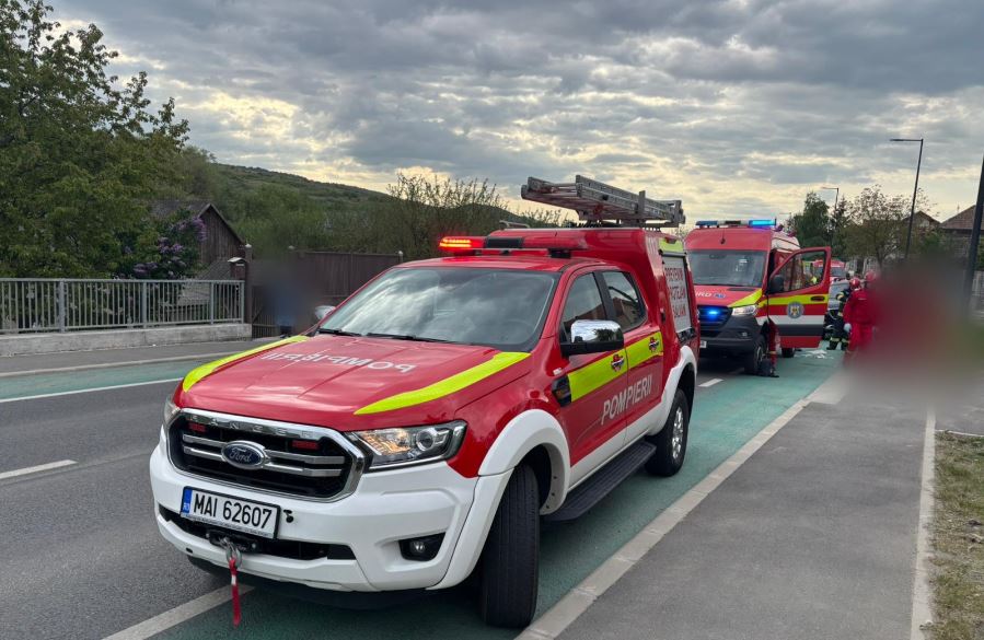 Motociclist de 19 de ani, mort în urma unui grav accident rutier pe Valea Chintăului|Foto: ISU Cluj