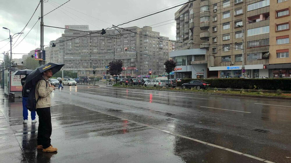 Meteorologii au anunțat ploaie la Cluj-Napoca, luni, 13 mai 2026 | Foto: monitorulcj.ro
