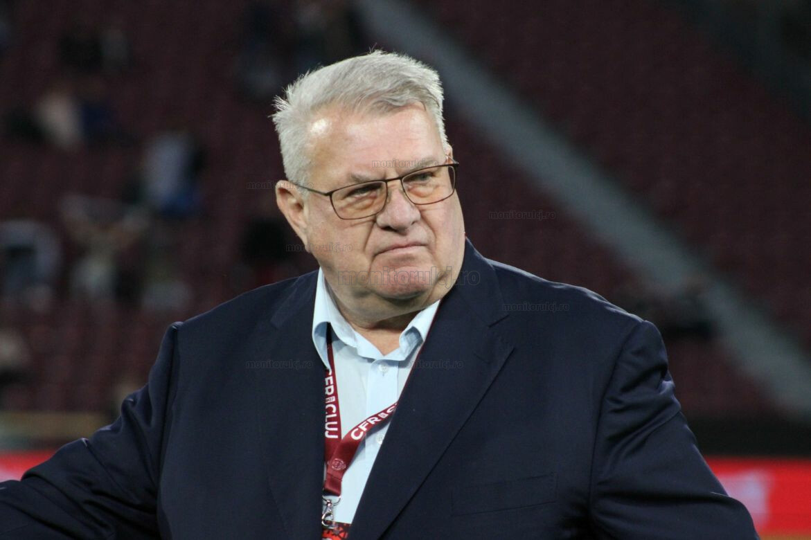 Iuliu Mureșan a revenit în acest sezon ca președinte la CFR Cluj / Foto: Mădălina IVAN, monitorulcj.ro