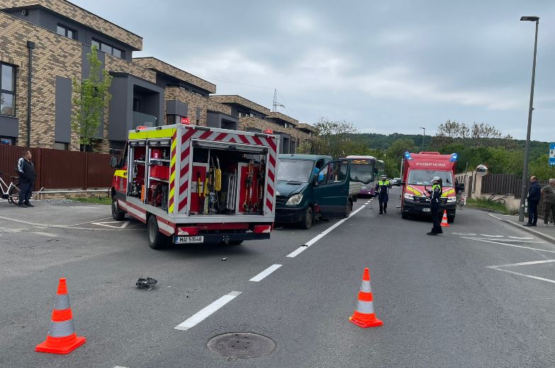 Motociclist mort în urma unui grav accident rutier pe strada Făgetului|Foto: ISU Cluj