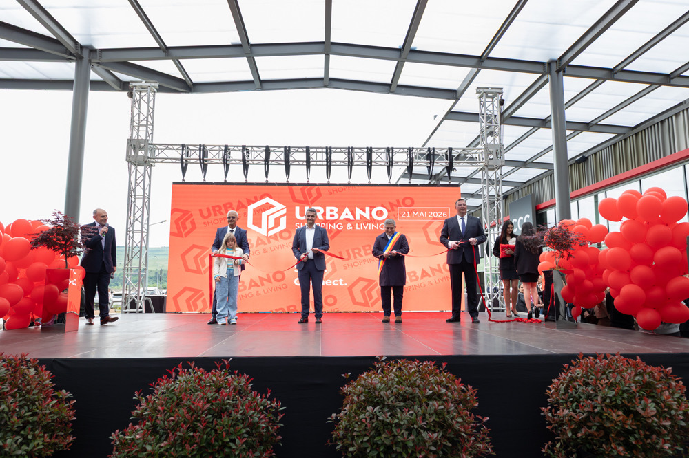 URBANO Shopping & Living și-a deschis oficial porțile joi, în Florești, în urma unei investiții de peste 40 de milioane de euro. Foto: URBANO GROUP