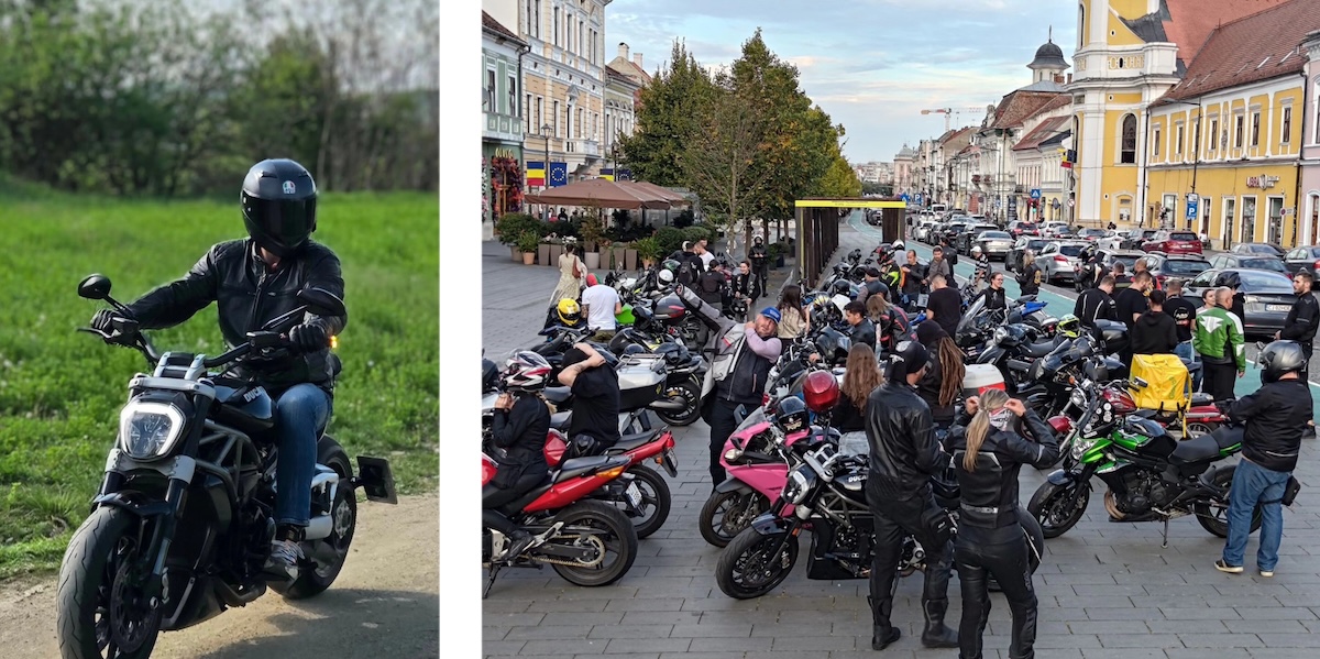 Mesaj de adio al comunității moto din Cluj pentru colegul mort într-un accident pe strada Făgetului | Foto: Facebook - Comunitatea Moto Cluj - Asociația CMC