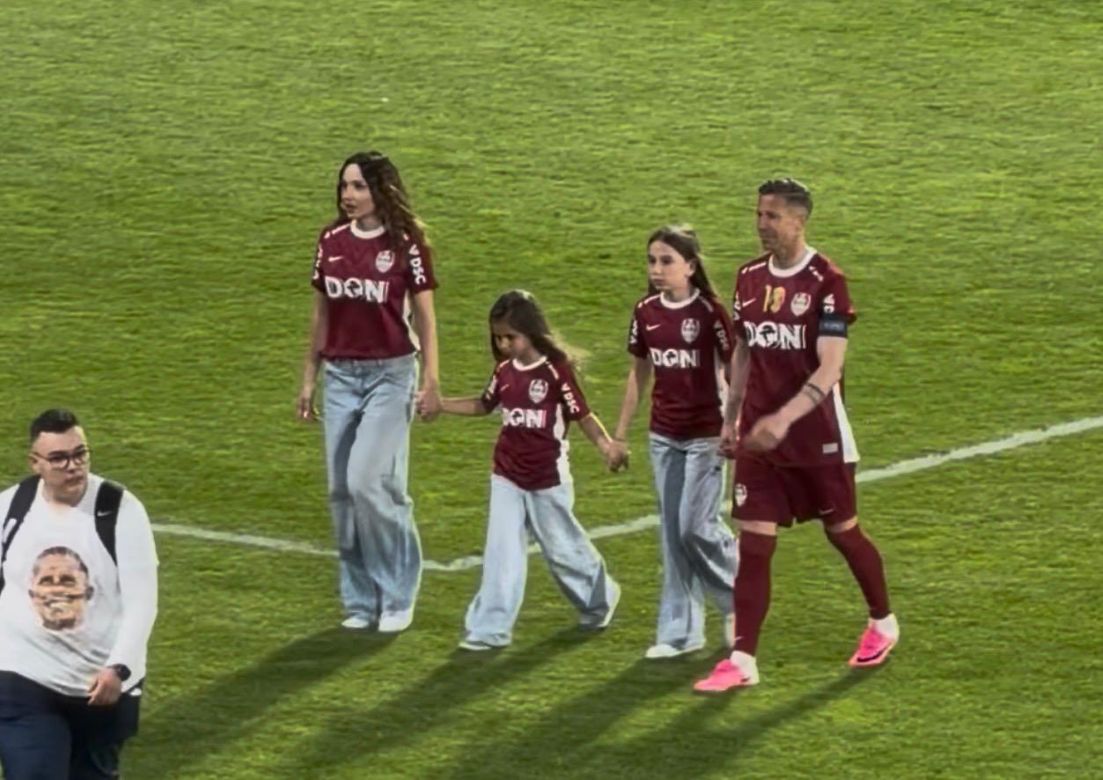 Ciprian Deac s-a retras la finalul meciului cu FC Argeș / Foto: Sergiu CRĂCIUN, monitorulcj.ro