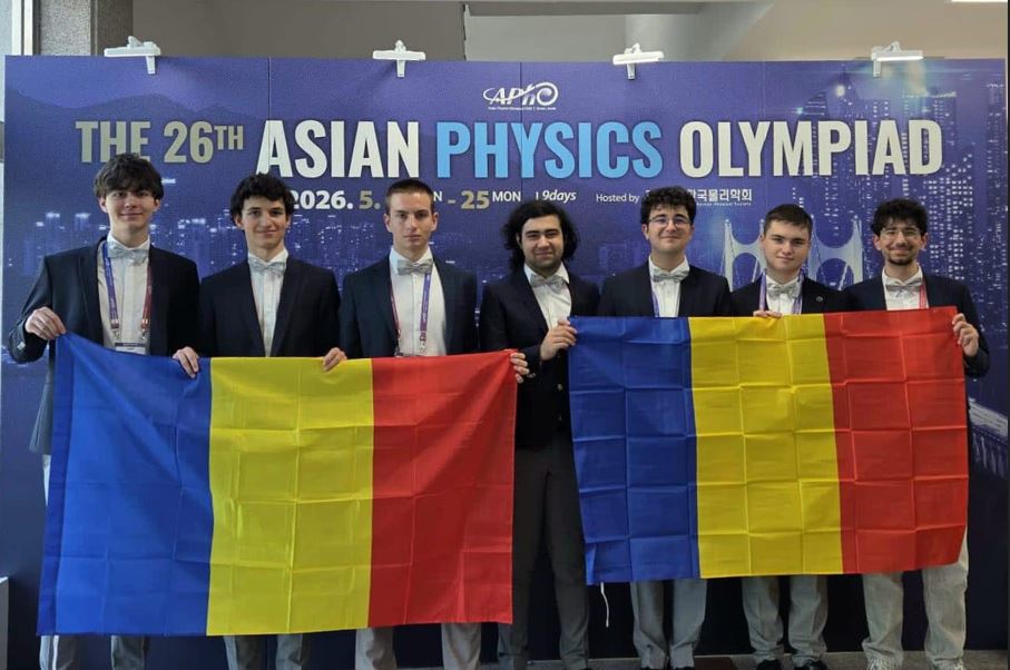Elev clujean, printre medaliații României la Olimpiada Asiatică de Fizică 2026|Foto: Ministerul Educației-România - Facebook