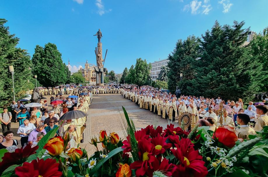 Procesiune impresionantă de Rusalii la Cluj|Foto: Mitropolia Clujului