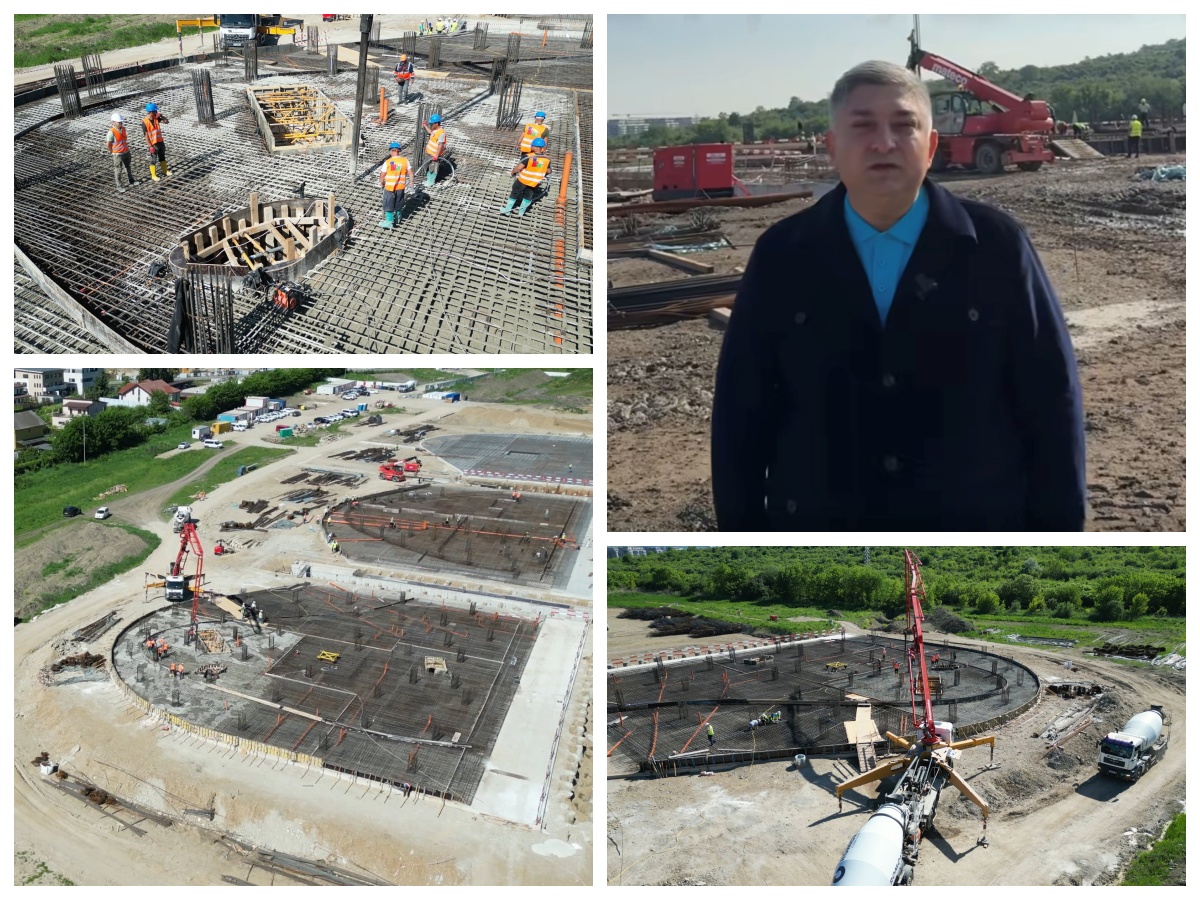 Lucrările la Spitalul Pediatric Monobloc intră într-o nouă etapă | Foto: Consiliul Județean Cluj / Captură de ecran Facebook, Alin Tișe