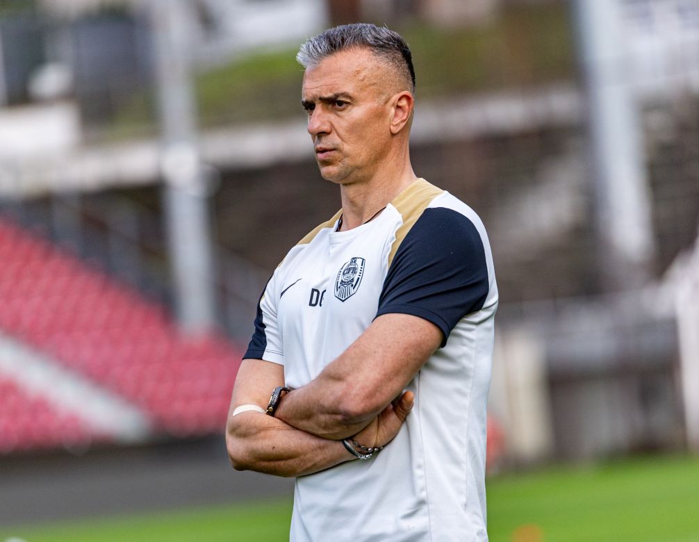 Daniel Pancu a preluat echipa când se afla pe locul 13 / Foto: CFR 1907 Cluj Facebook