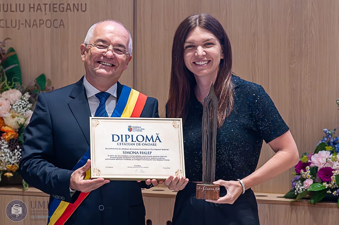 Campioana a transmis un mesaj despre perseverență, disciplină și puterea de a merge mai departe în momente dificile. Foto: UMF „Iuliu Hațieganu” Cluj-Napoca