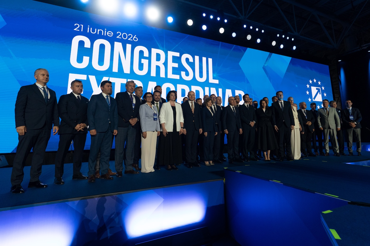 PNL nu își asumă responsabilitatea politică pentru programul de guvernare depus de premierul desemnat, Adrian Veștea. Fotografie realizată la Congresul extraordinar al PNL desfășurat la Romexpo, duminică 21 iunie 2026. | Foto: Tudor Pană / Inquam Photos