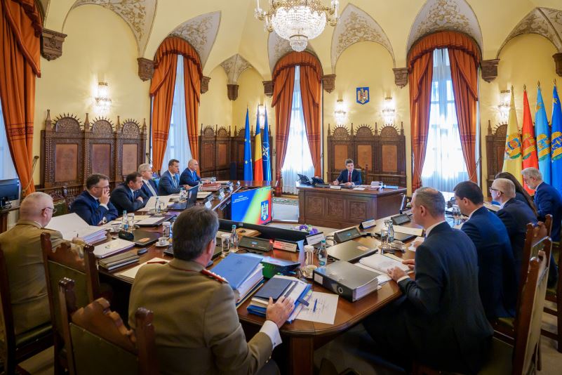 Ședință CSAT în plină criză politică: Summitul NATO de la Ankara și participarea forțelor Armatei Române la misiuni externe, pe agendă| Foto: presidency.ro