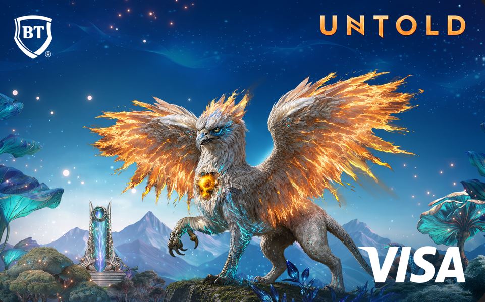 Acces mai ieftin la UNTOLD cu noul card digital lansat de Banca Transilvania: Cardul BT Visa UNTOLD, un nou design, in tematica festivalului| Foto: Banca Transilvania