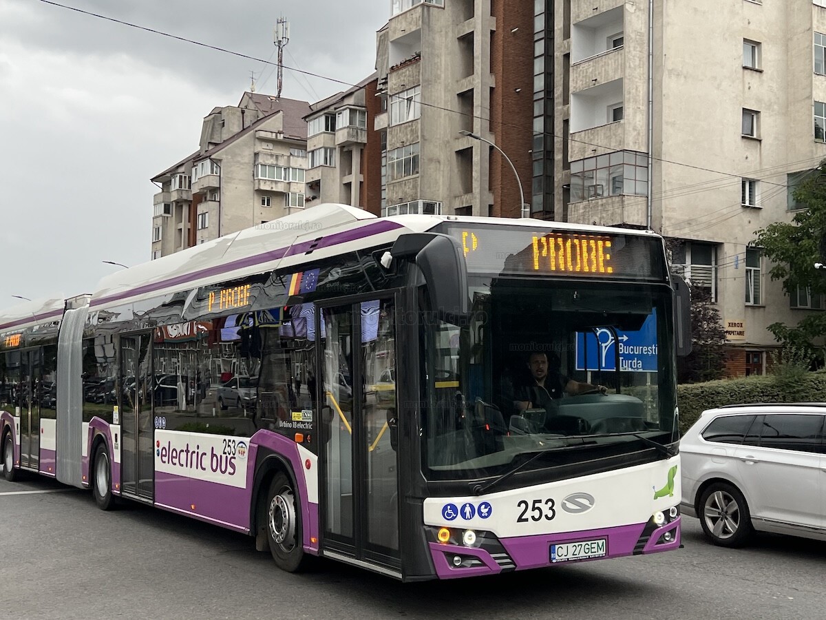 22 de autobuze electrice articulate, transferate către CTP Cluj-Napoca: investiție de peste 132 milioane de lei, fonduri nerambursabile| Foto: Sergiu Tămaș - monitorulcj.ro