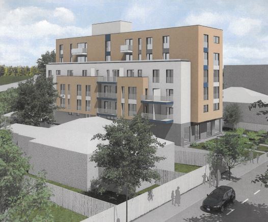 Un bloc cochet cu 5 etaje și 38 de apartamente, spații comerciale și grădină verde, propus pe Bulveradul Muncii|Foto: PUD construire imobil cu funcțiuni mixte - primăriaclujnapoca.ro