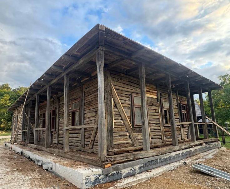 Prima casă evreiască, reconstruită în Parcul Etnografic din Cluj|Foto: Consiliul Județean Cluj