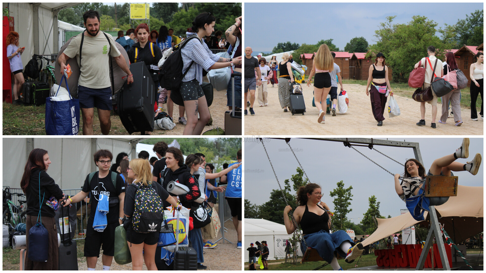 FOTO. Nu i-a oprit nici ploaia. Primii festivalieri au ajuns deja în EC Village și au furat startul Electric Castle