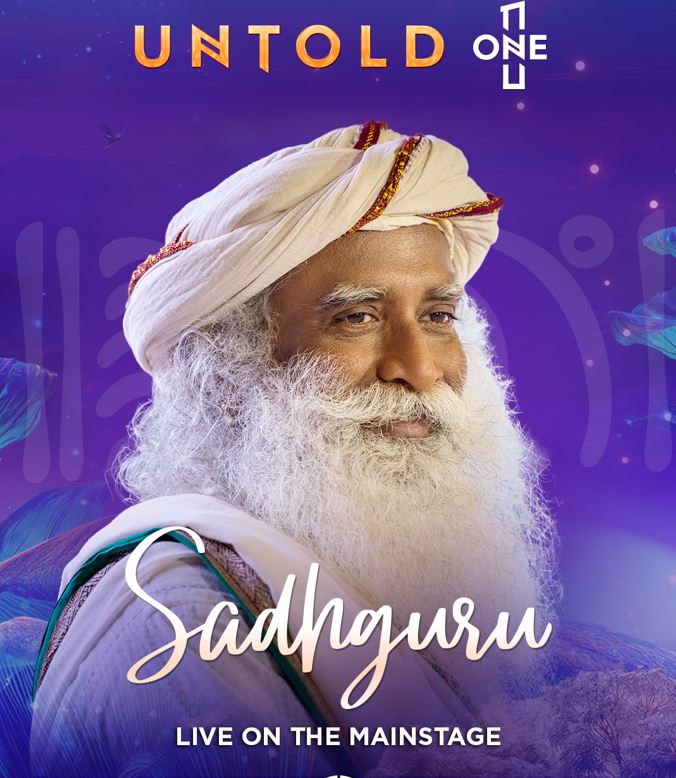 Sadhguru, în premieră mondială la Untold One: Yoghinul va urca pe scena principală a festivalului de la Cluj|Foto: UNTOLD