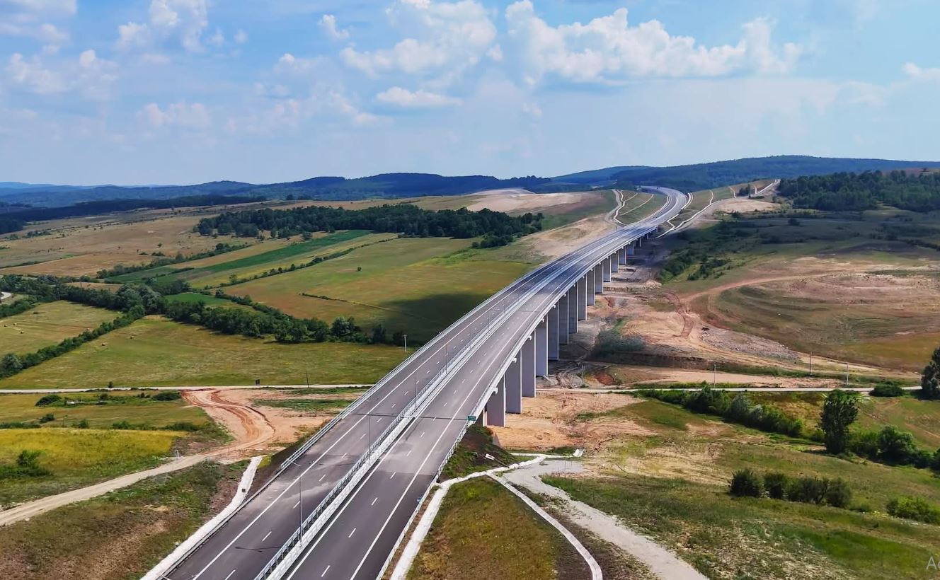 Autostrada Transilvania: „Tronsonul-muzeu” Zimbor – Poarta Sălajului, deschis circulației la jumătatea lunii august.|Foto: proinfrastructura.ro