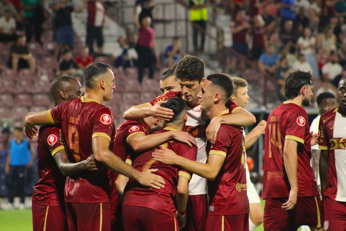 CFR Cluj a câștigat meciul cu Alashkert / Foto: Mădălina IVAN, monitorulcj.ro