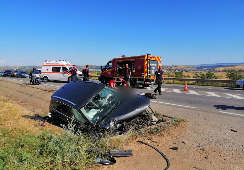 Patru victime, dintre care trei minori, în stare gravă la spital în urma unui teribil accident rutier produs în Cluj
