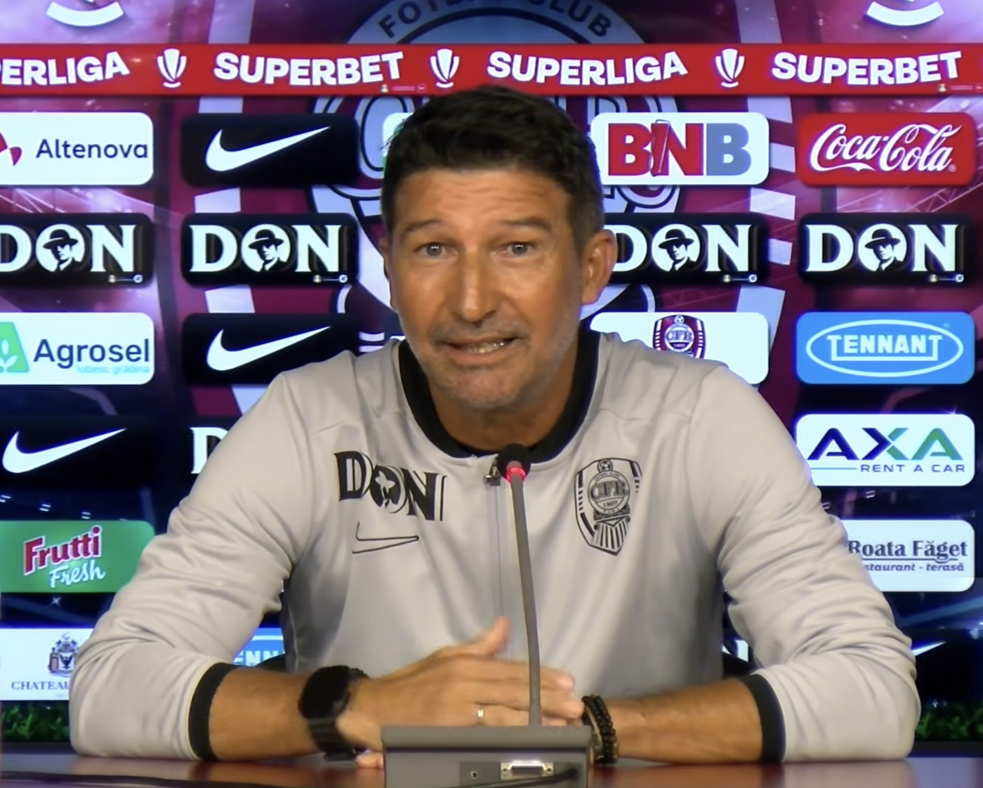 CFR Cluj, în fața unui meci dificil în deplasare cu Rapid: Antonio Folha: „Nu aș fi mulțumit cu un egal”.