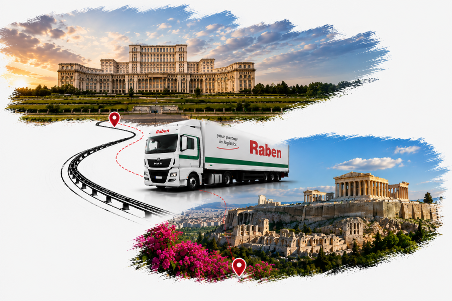 Conexiune Raben România - Grecia