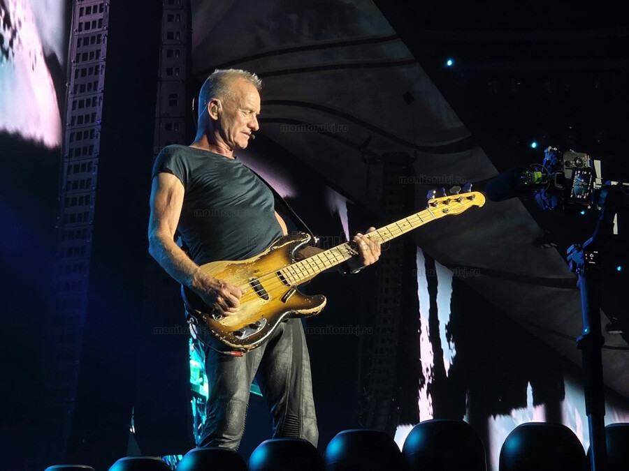 Un englez pe Cluj Arena, la Untold. Sting sfidează timpul și oferă o lecție de muzică: „Bună seara, tuturor”!