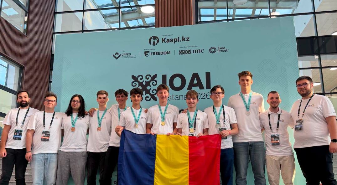 România, multiplu medaliată la olimpiada internațională de inteligență artificială din Kazahstan: Trei medalii au ajuns la Cluj|Foto: Ministerul Educației - Facebook