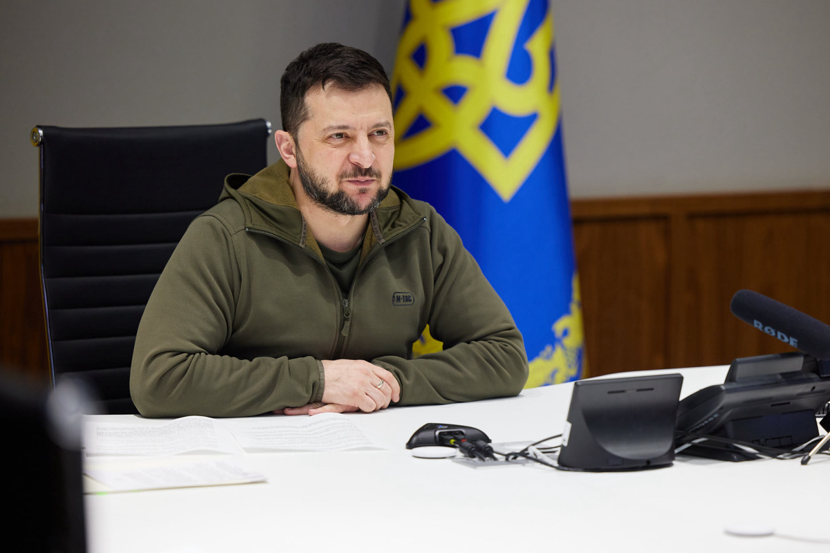 Steagul Ucrainei, dat jos din centrul Priștinei după declarațiile lui Zelenski despre Kosovo